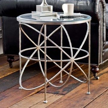 Soft Silver Orbit  Table