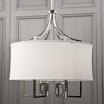 Le Chic Nickel Chandelier
