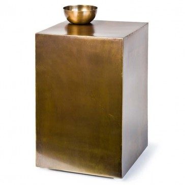 Vintage Brass Club Table 