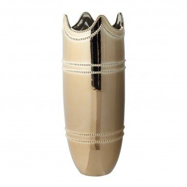 Monarch Ceramic Vase- Gold