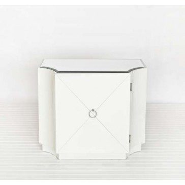 Gatsby White Lacquer Cabinet