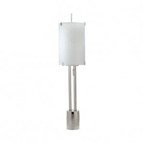 Silver Piston Lamp
