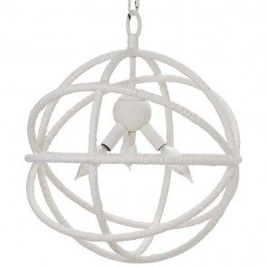 white orb chandelier pendant