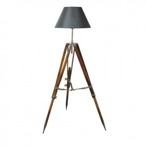 Campaign Tripod Lamp